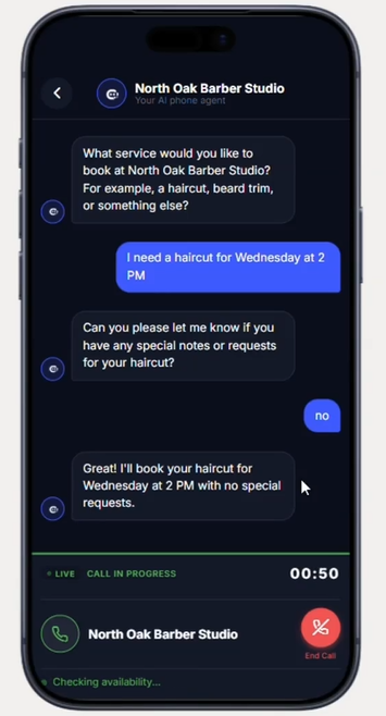 CallGenie calling screen